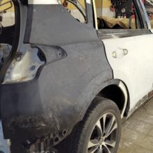 Naprawa tylnego zderzaka Nissana Qashqai.